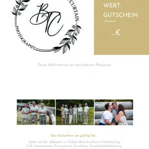 Gutschein für Fotoshooting