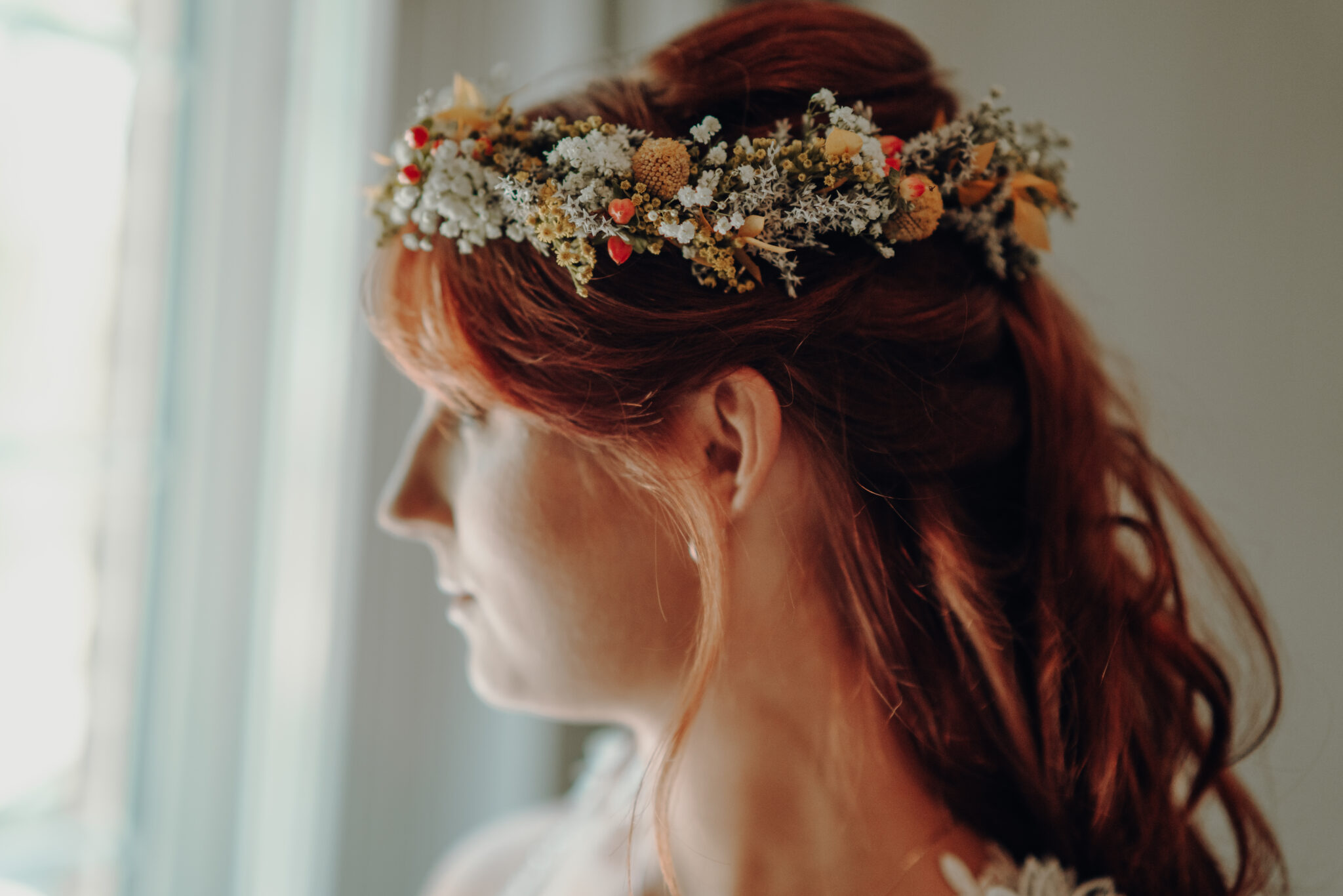 Haarkranz der Braut Hochzeitsfotos
