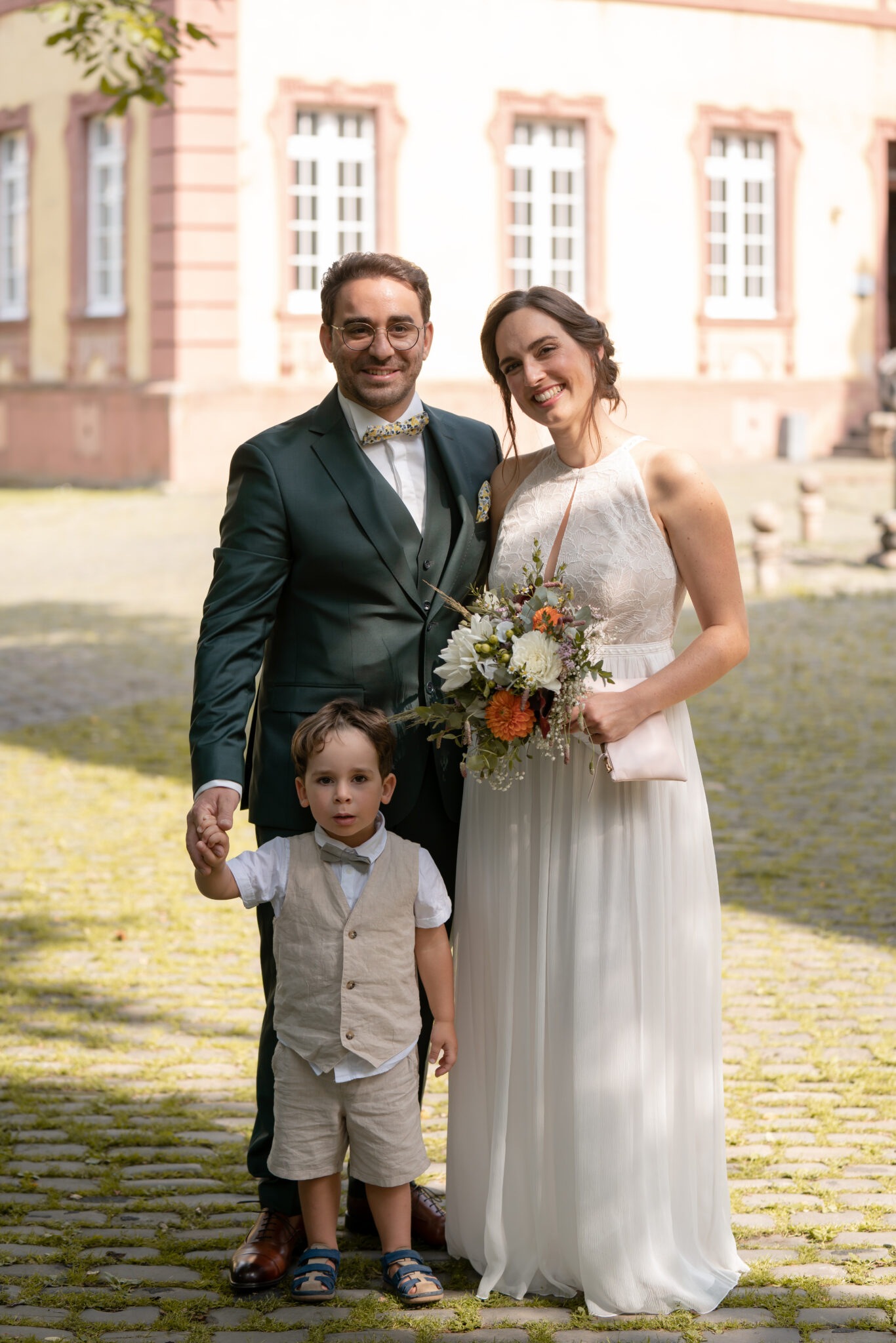 Hochzeitsfotos von der standesamtliche Trauung im Kloster Steinfeld mit Judith & David - Teil 1