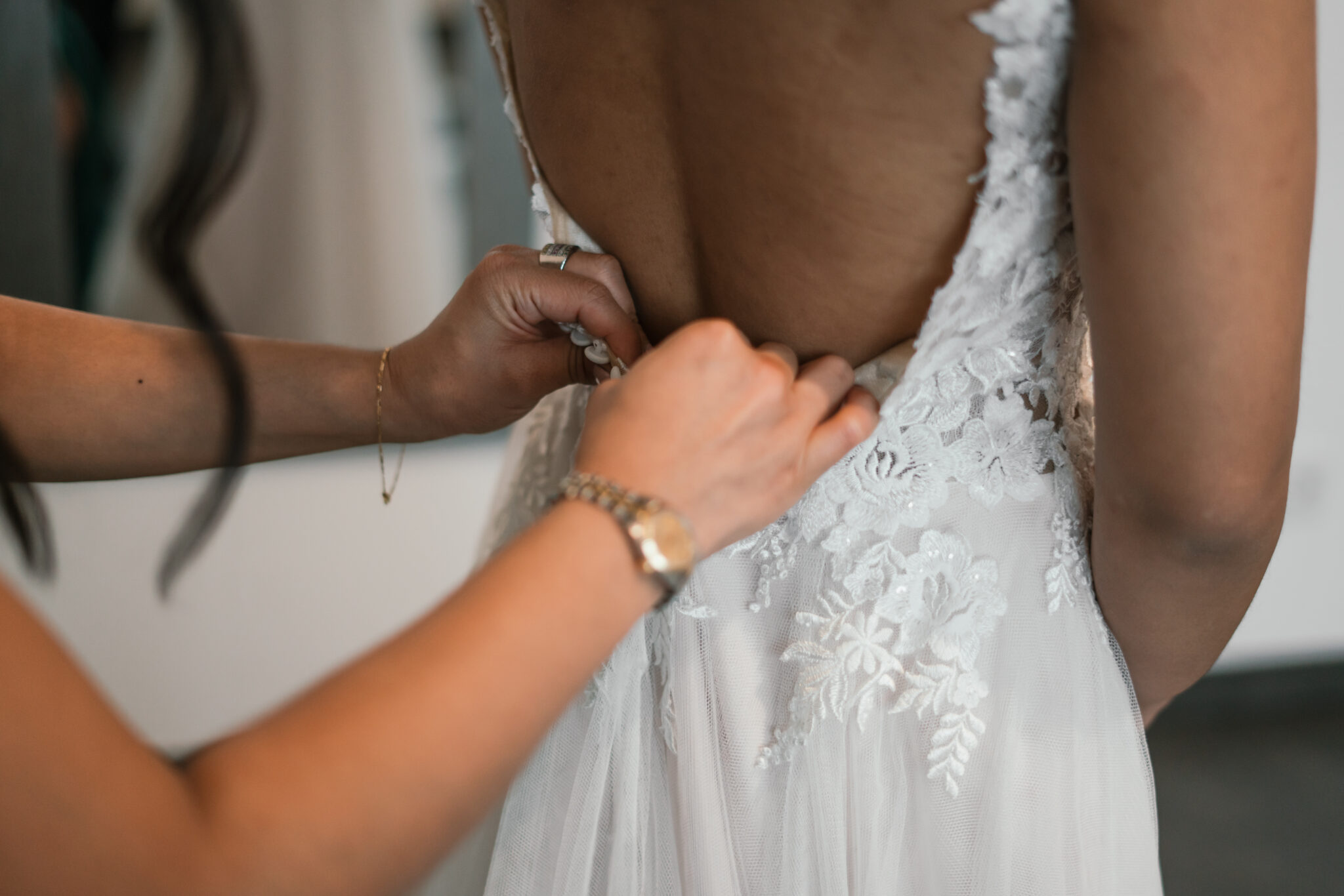 Hochzeitskleid der Braut