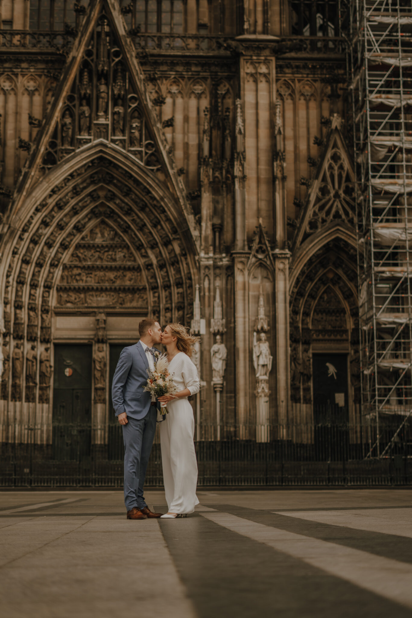 Hochzeitsfotos vor dem Kölner Dom 