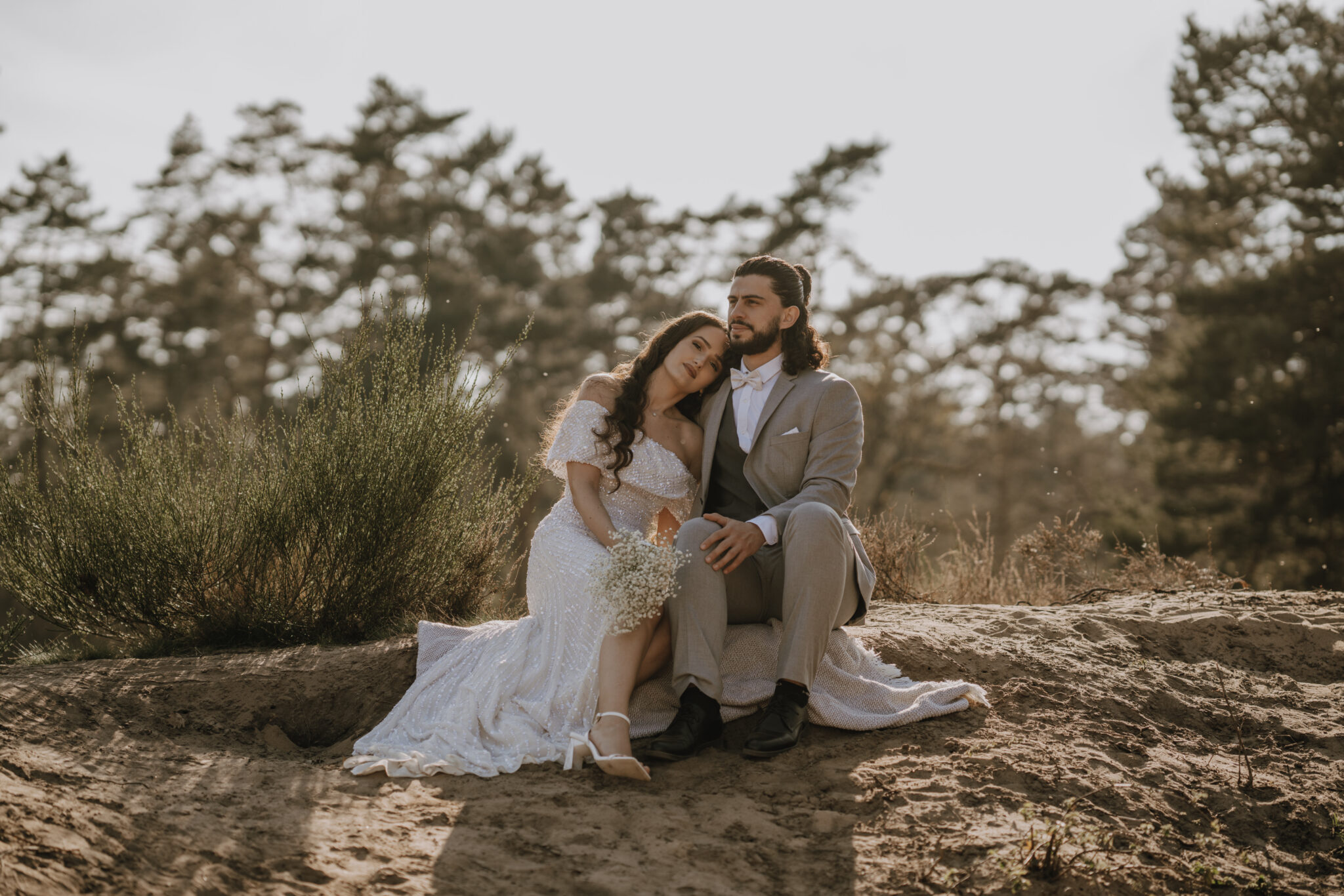 Romantisches After Wedding Shooting in der Wahner Heide mit Ylfete und Glauk
