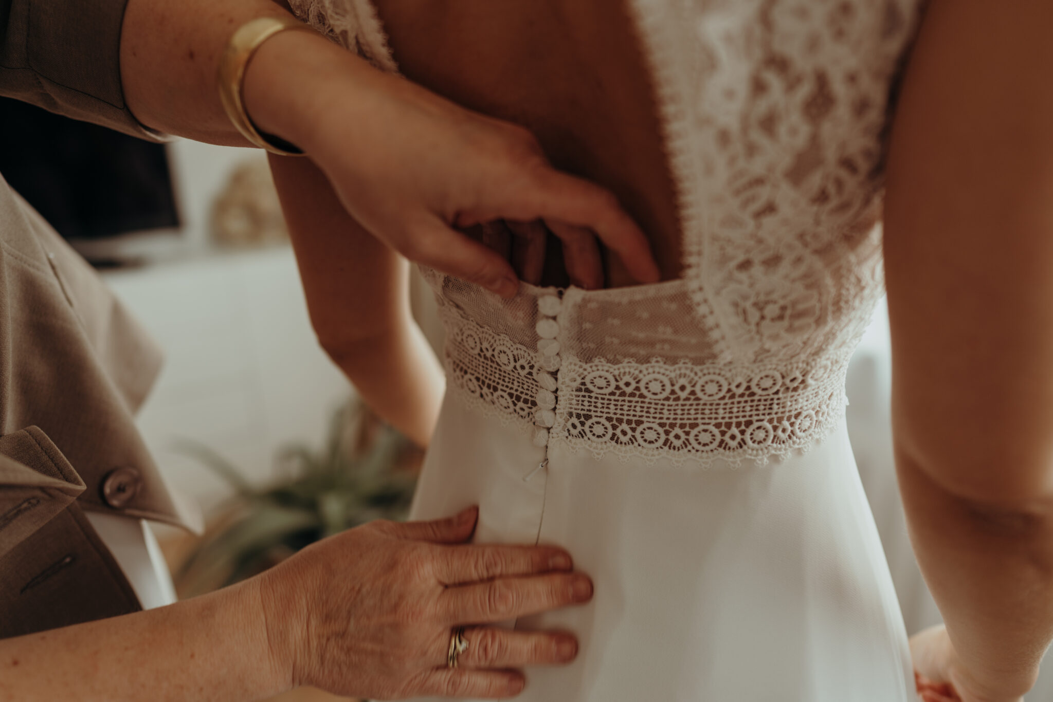 Hochzeitskleid der Braut 