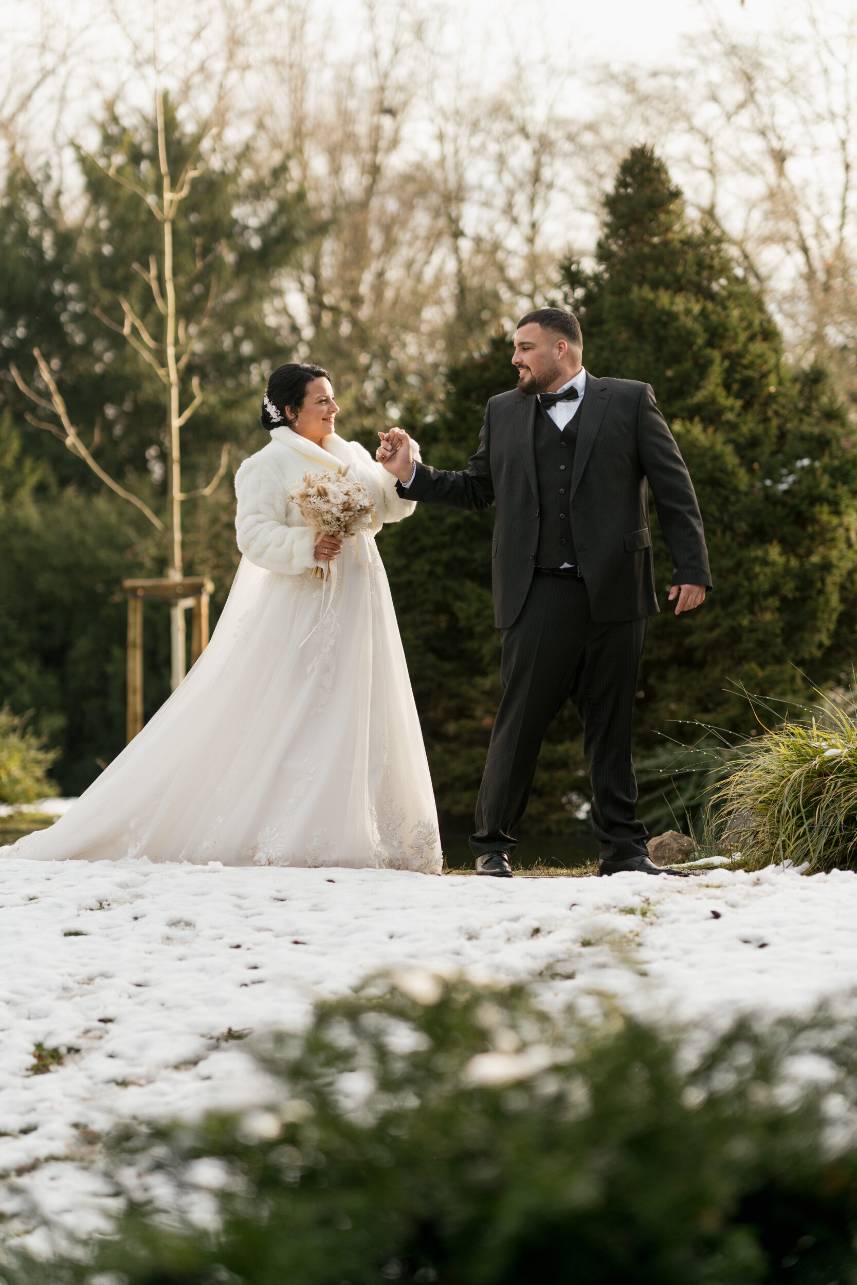 After Wedding Shooting im japanischen Garten