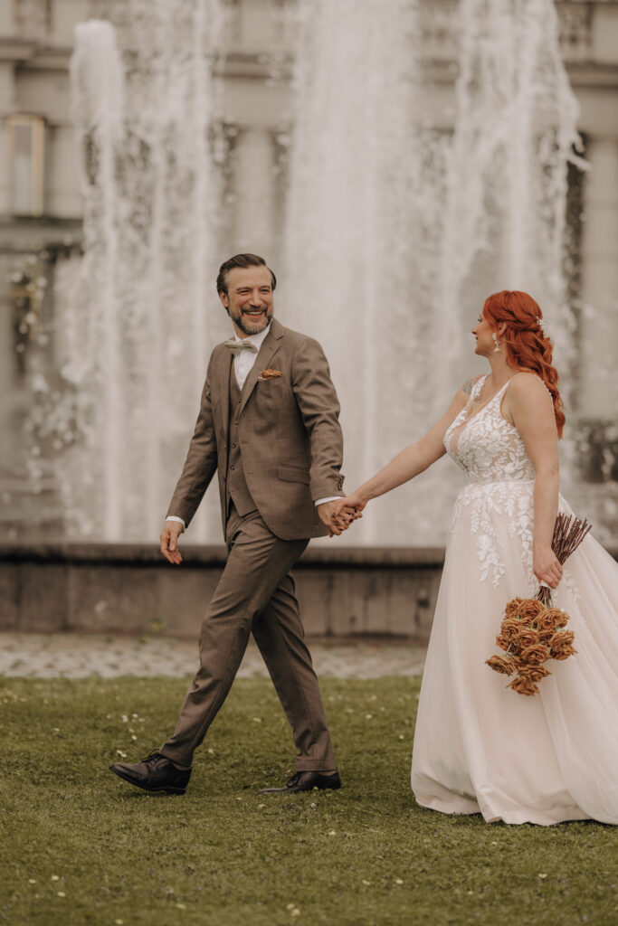 Hochzeit beim Schloss Bensberg