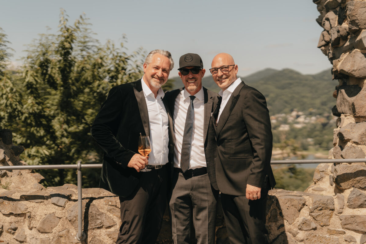 3 Männer Hochzeitsfotografie Rolandsbogen Bonn Remagen