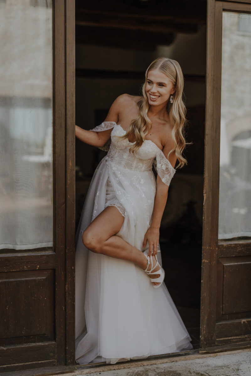 Destination Wedding Portfolio Braut bereitet sich vor